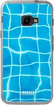 Samsung Galaxy Xcover 4 Hoesje Transparant TPU Case - Blue Pool #ffffff