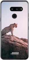 LG G8 ThinQ Hoesje Transparant TPU Case - Leopard #ffffff