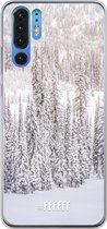 Huawei P30 Pro Hoesje Transparant TPU Case - Snowy #ffffff