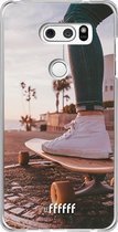 LG V30 (2017) Hoesje Transparant TPU Case - Skateboarding #ffffff