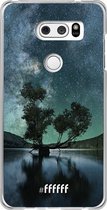 LG V30 (2017) Hoesje Transparant TPU Case - Space Tree #ffffff
