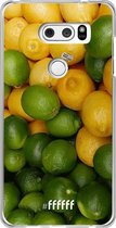 LG V30 (2017) Hoesje Transparant TPU Case - Lemon & Lime #ffffff