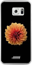 Samsung Galaxy S6 Edge Hoesje Transparant TPU Case - Butterscotch Blossom #ffffff