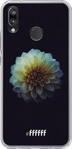 Huawei P20 Lite (2018) Hoesje Transparant TPU Case - Just a perfect flower #ffffff