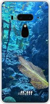 HTC U12+ Hoesje Transparant TPU Case - Coral Reef #ffffff