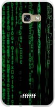 Samsung Galaxy A3 (2017) Hoesje Transparant TPU Case - Hacking The Matrix #ffffff