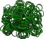 50 gram - elastiek - groen - Ø15 x 1,5mm - in zak - ca 250 stuks