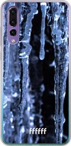 Huawei P30 Hoesje Transparant TPU Case - Icicles #ffffff