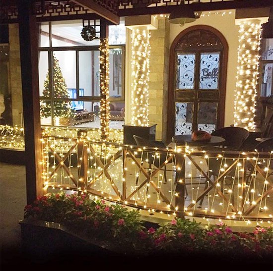 LED slinger 50 meter - Binnnen buiten - ENERGIEBESPAREND - Raam decoratie - Kerst decoratie - Kerstverlichting - bruiloft decoratie - feest decoratie - Warm Wit