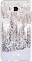 Samsung Galaxy J5 (2016) Hoesje Transparant TPU Case - Snowy #ffffff