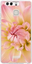 Huawei P9 Hoesje Transparant TPU Case - Pink Petals #ffffff