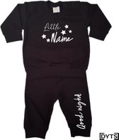 Baby | Pyjama | Naam | Zwart | 62