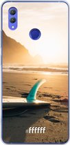 Honor Note 10 Hoesje Transparant TPU Case - Sunset Surf #ffffff