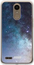 LG K10 (2018) Hoesje Transparant TPU Case - Milky Way #ffffff