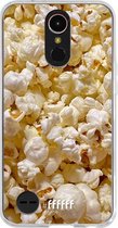 LG K10 (2017) Hoesje Transparant TPU Case - Popcorn #ffffff