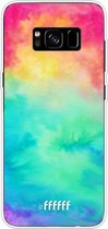 Samsung Galaxy S8 Plus Hoesje Transparant TPU Case - Rainbow Tie Dye #ffffff
