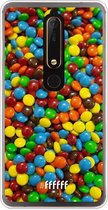 Nokia 6 (2018) Hoesje Transparant TPU Case - Chocolate Festival #ffffff