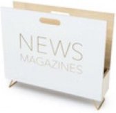 Tijdschriften Houder News Magazines Wit Balvi