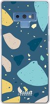 Samsung Galaxy Note 9 Hoesje Transparant TPU Case - Terrazzo N°7 #ffffff