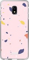 Samsung Galaxy J3 (2017) Hoesje Transparant TPU Case - Terrazzo N°8 #ffffff