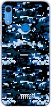 Huawei Y6s Hoesje Transparant TPU Case - Navy Camouflage #ffffff
