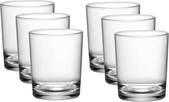 6x Shotglazen/borrelglaasjes 50 ml van glas - Caravelle - Shotjes glazen  -... | bol.com