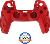 PS5 Controller hoes - Siliconen hoesje - Rood - Playstation 5 Duelsense
