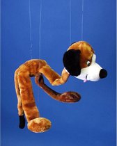 Marionette pop - Hond - Puppet dog - 60 cm. - Poppenspel - Toneelspel - Theater