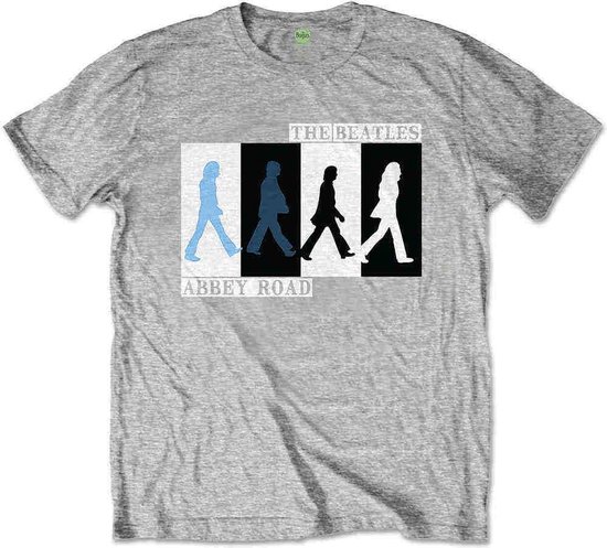 The Beatles - Abbey Road Colours Crossing Kinder T-shirt - Kids tm 12 jaar - Grijs