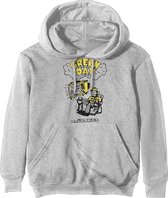 Green Day Hoodie/trui -2XL- Longview Doodle Wit