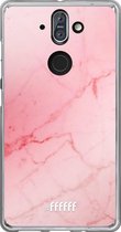 Nokia 8 Sirocco Hoesje Transparant TPU Case - Coral Marble #ffffff