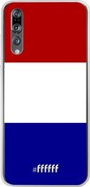 Huawei P20 Pro Hoesje Transparant TPU Case - Nederlandse vlag #ffffff