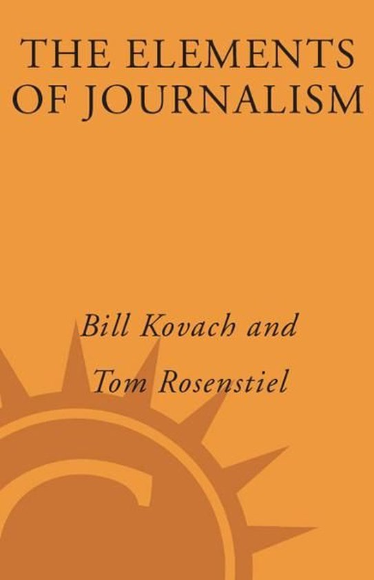 The Elements of Journalism - cover