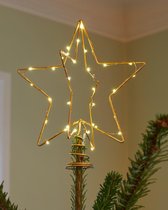Sirius - Piek voor kerstboom - Goud met LED