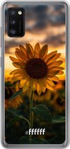 Samsung Galaxy A41 Hoesje Transparant TPU Case - Sunset Sunflower #ffffff