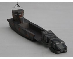 Landingsvaartuig LCVP, met voertuigen