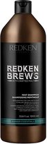 Redken - Brews - Mint Shampoo - 1000 ml