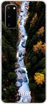 Samsung Galaxy S20 Hoesje Transparant TPU Case - Forest River #ffffff