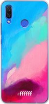 Huawei Nova 3 Hoesje Transparant TPU Case - Abstract Hues #ffffff