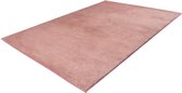 Lalee Mamba - Handgemaakt - Vloerkleed – Fluffy - Tapijt – Karpet – 80x150 - Roze