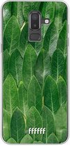 Samsung Galaxy J8 (2018) Hoesje Transparant TPU Case - Green Scales #ffffff