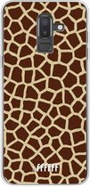 Samsung Galaxy J8 (2018) Hoesje Transparant TPU Case - Giraffe Print #ffffff