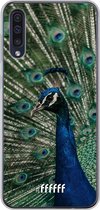 Samsung Galaxy A50s Hoesje Transparant TPU Case - Peacock #ffffff