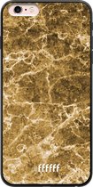 iPhone 6s Plus Hoesje TPU Case - Gold Marble #ffffff