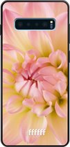 Samsung Galaxy S10 Plus Hoesje TPU Case - Pink Petals #ffffff