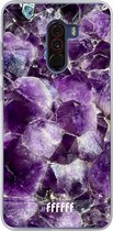 Xiaomi Pocophone F1 Hoesje Transparant TPU Case - Purple Geode #ffffff