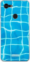 Google Pixel 3 XL Hoesje Transparant TPU Case - Blue Pool #ffffff