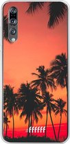 Huawei P20 Pro Hoesje Transparant TPU Case - Coconut Nightfall #ffffff