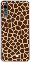 Huawei P20 Pro Hoesje Transparant TPU Case - Giraffe Print #ffffff