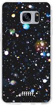 Samsung Galaxy S7 Hoesje Transparant TPU Case - Galactic Bokeh #ffffff